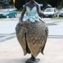 Korycin - Rzeźba Księżniczki Truskawki naOdnowionym Rynku