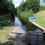 Kanał Augustowski - Śluza Swoboda, widok na kanał w kierunku zachodnim