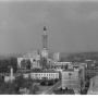 Widok na kościół św.Rocha i ul.Krakowską - rok 1984