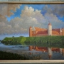 Tak według malarza mógłby wyglądać tykociński zamek za panowania Zygmunta Augusta. Obraz namalowany przez Józefa Łotowskiego w 1979r możemy obejrzeć w Muzeum Wojska w sali 