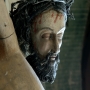 Ukrzyżowany Chrystus-fragment z kruchty kościoła.