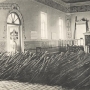 Cerkiew św. Mikołaja Cudotwórcy w 1917r służyła Niemcom za magazyn broni. Z kolekcji Aleksandra Sosny.