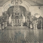 Wnętrze cerkwi św. Mikołaja Cudotwórcy w 1904r.Z kolekcji Aleksandra Sosny.