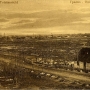 Panorama Grajewa z widoczną z prawej strony cerkwią św. Marii Magdaleny. Z lewej strony w oddali kościół p.w. Św. Trójcy. Pocztówka z ok.1916r.