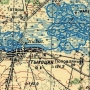 Fragment mapy z 1940 r.