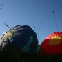Loty balonem -Tykocin, rzeka Narew, 