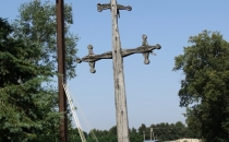 Krzyż zwany przez mieszkańców 'Karawaką'