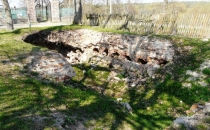 Ruiny bazyliańskich katakumb.
